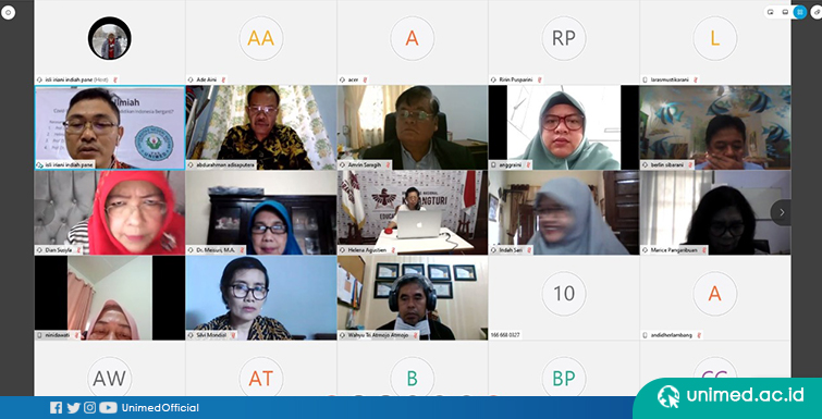 Jurusan Basinggris FBS UNIMED Gelar Webinar Wajah Pendidikan Indonesia Setelah Covid-19