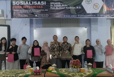 Sosialisasi Zona Integritas di Jurusan Bahasa dan Sastra Inggris UNIMED