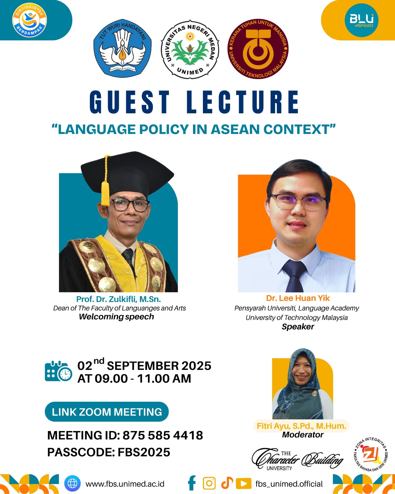 Online Public Lecture on Language Policy in ASEAN Context